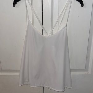 White hollister tank top